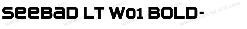 Seebad LT W01 Bold字体转换